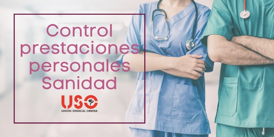 USO-Andalucía exige el control de las prestaciones personales en Sanidad
