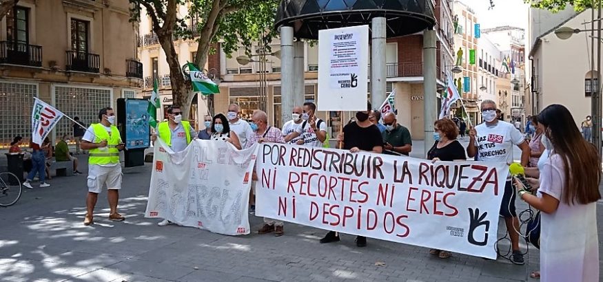 Sindicato USO-Andalucía. Los trabajadores de Emergía se movilizan contra el ERE