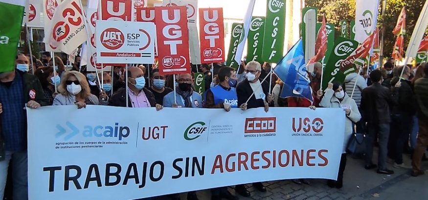 Sindicato USO-Andalucía. FAC-USO pide el cese de las agresiones a los funcionarios de prisiones