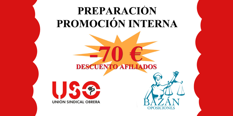 Promoción para oposiciones con Academia Bazán y USO-Andalucía