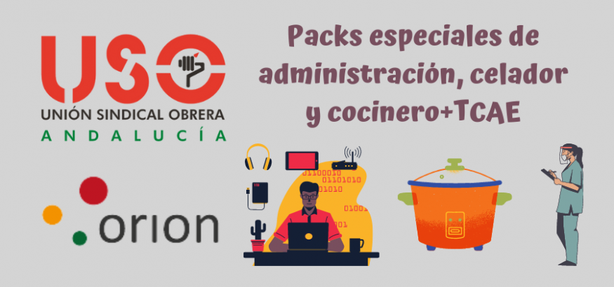 Ofertas afiliación USO-Andalucía pack de cursos con Orion