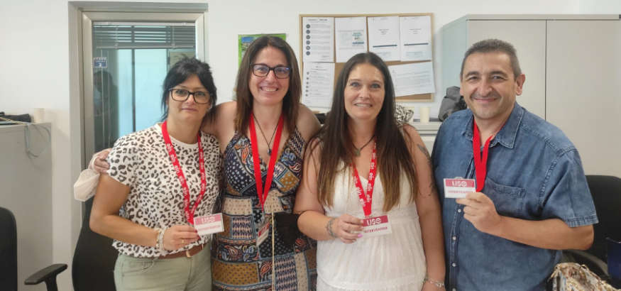 USO consigue representación sindical por primera vez en Clece-SAD Jaén