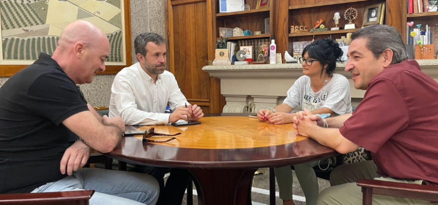 La nueva Ejecutiva de USO-Jaén se reúne con el alcalde de la capital