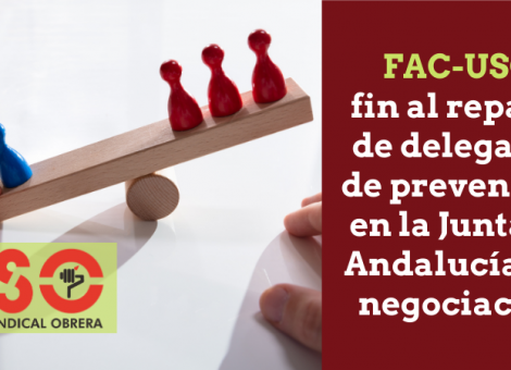 FAC-USO a la Junta: denuncien acuerdo de reparto de delegados que ha anulado el TSJ-Andalucía
