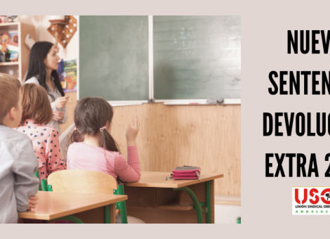 USO consigue la devolución de la extra a 132 profesores de Córdoba. Sindicato USO-Andalucía