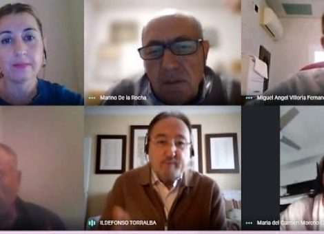 Primera reunión de la nueva gestora de AJUPE USO-Andalucía. Sindicato USO-Andalucía